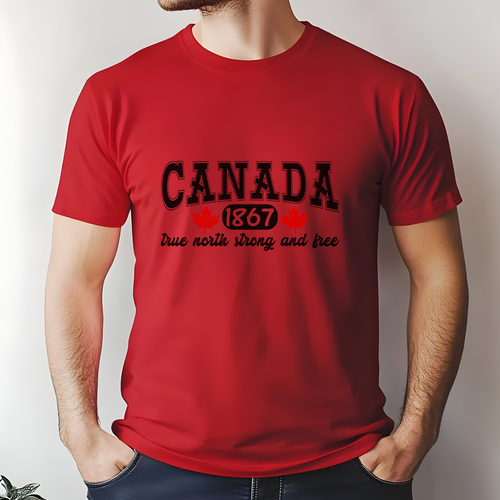 Canada 1867 Tee — True North Strong and Free Canada T-Shirt