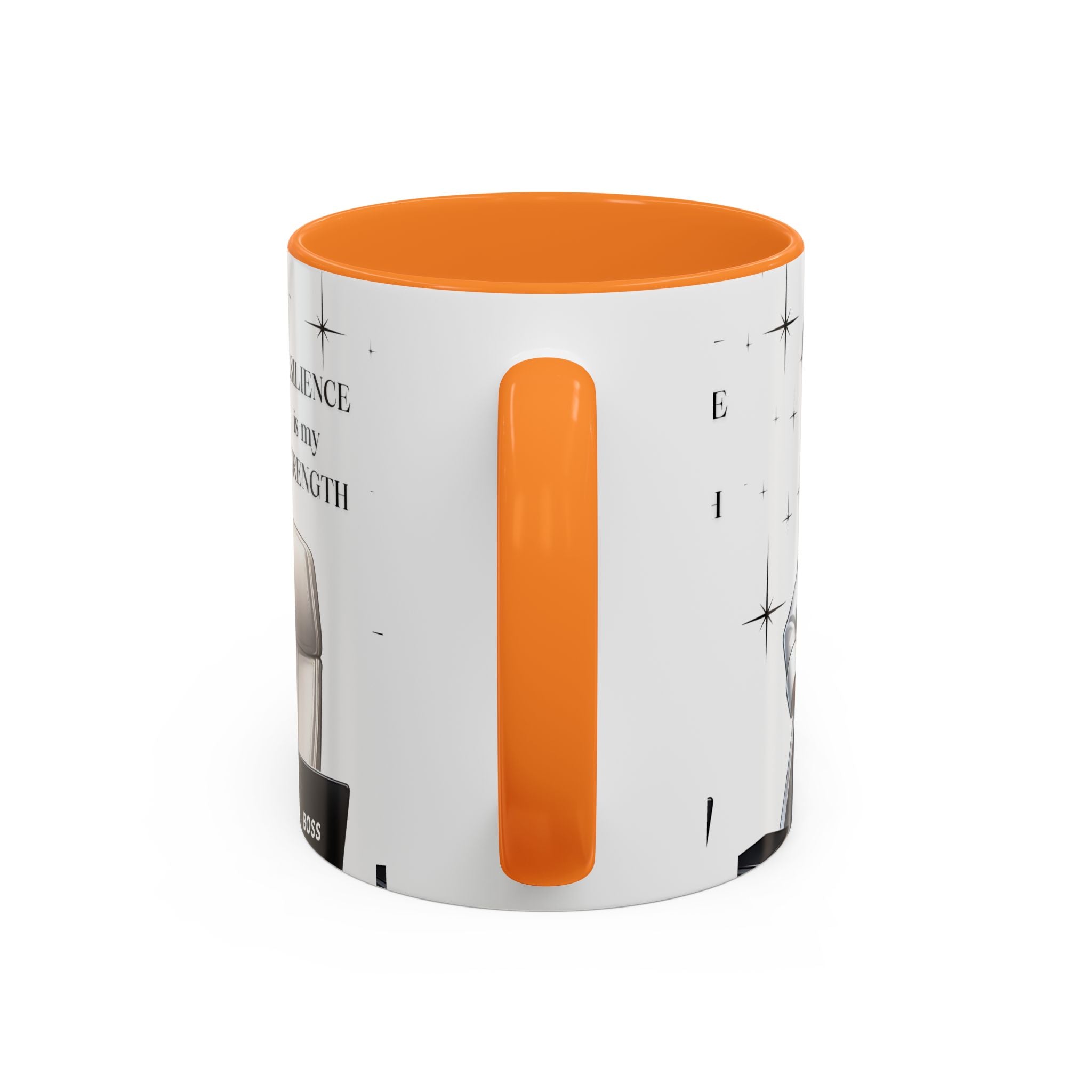 Motivational Black Boss Mug — “Resilience Is My Strength” Coffee Cup (11oz/15oz)