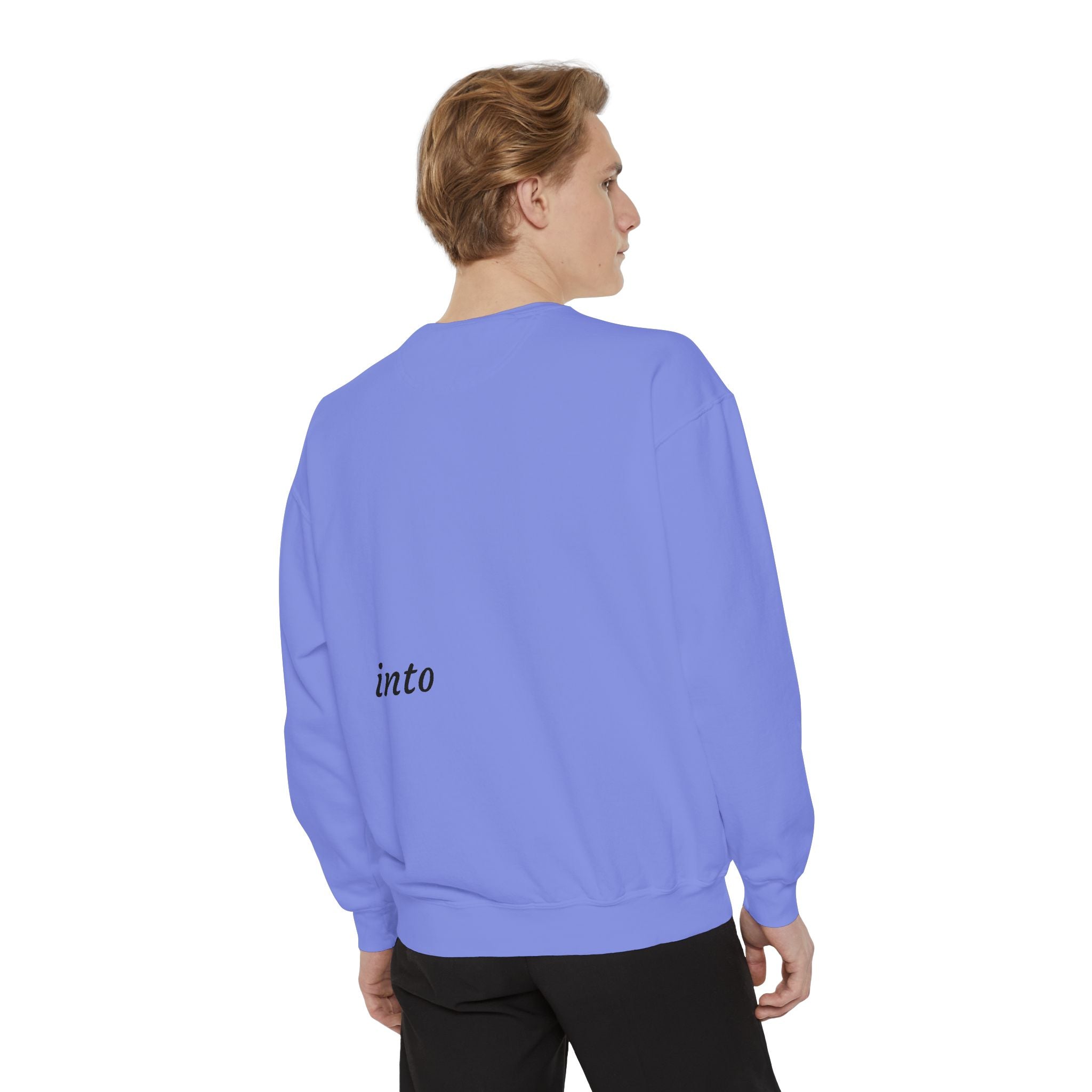 Custom Text Sweatshirt — Personalized Minimalist Crewneck