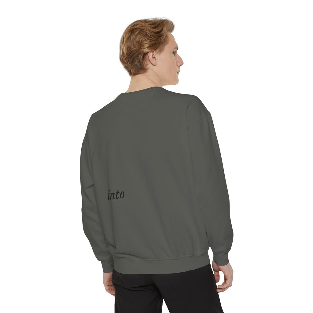 Custom Text Sweatshirt — Personalized Minimalist Crewneck