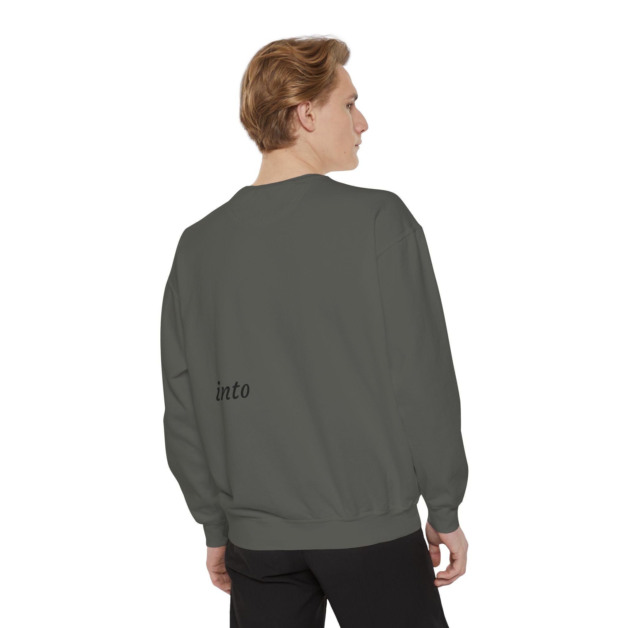 Custom Text Sweatshirt — Personalized Minimalist Crewneck