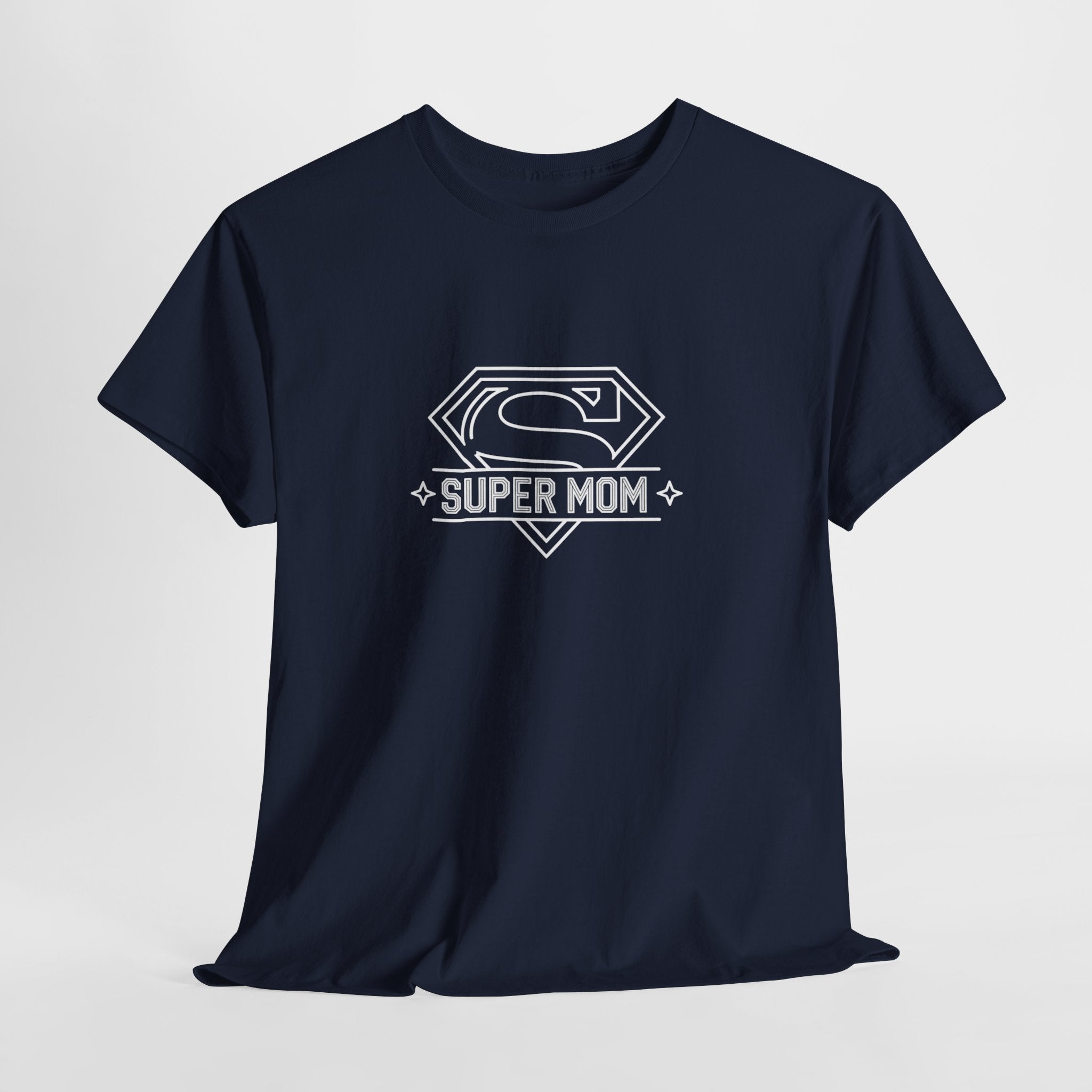 Super Mom emblem T-Shirt | Mother's Day mom superhero tee