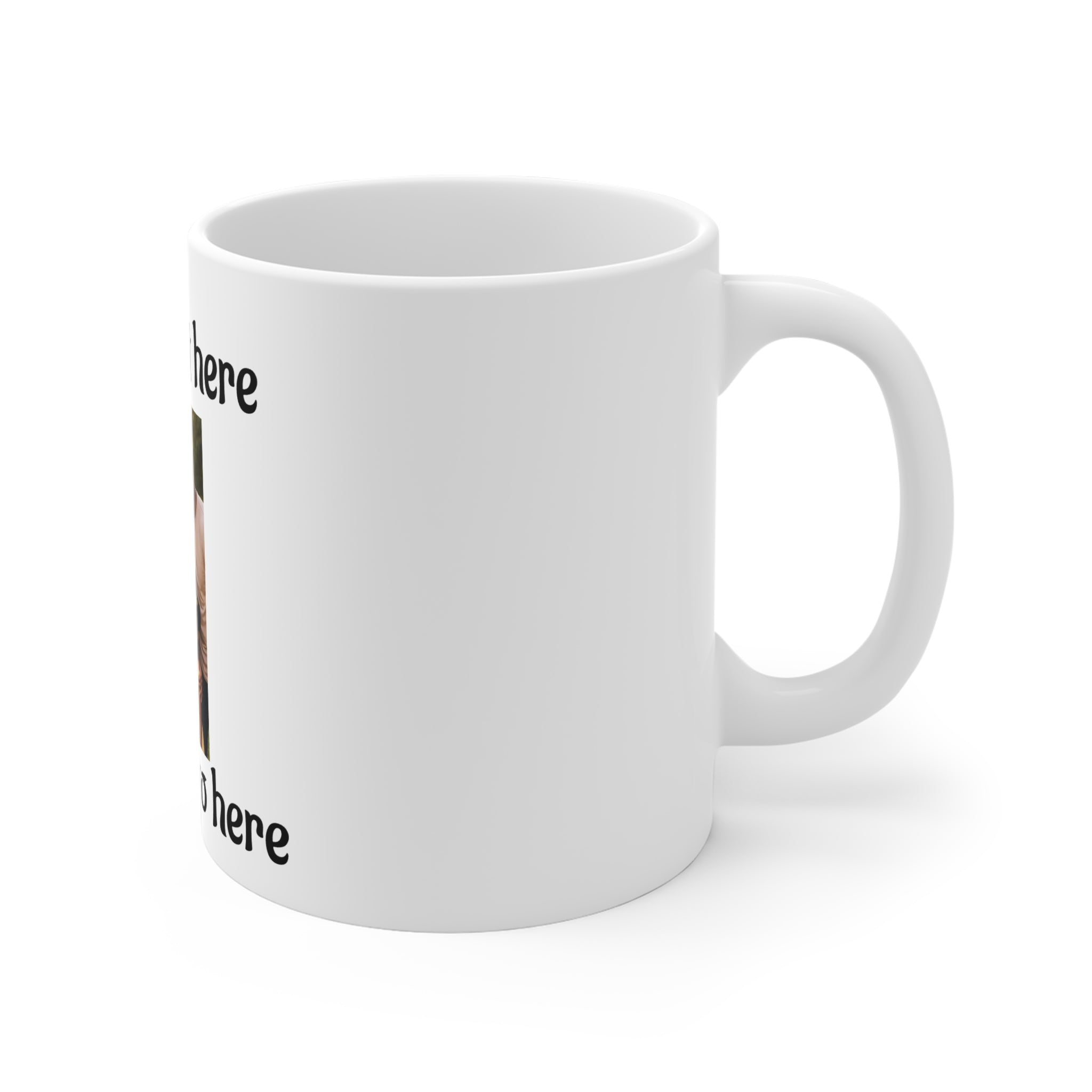 Personalised Ceramic Mug — Custom Name & Photo Coffee Cup (11oz/15oz/20oz)