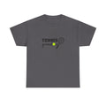 Tennis Granddad Graphic Tee — “TENNIS granddad” Tennis Racket & Ball T‑Shirt