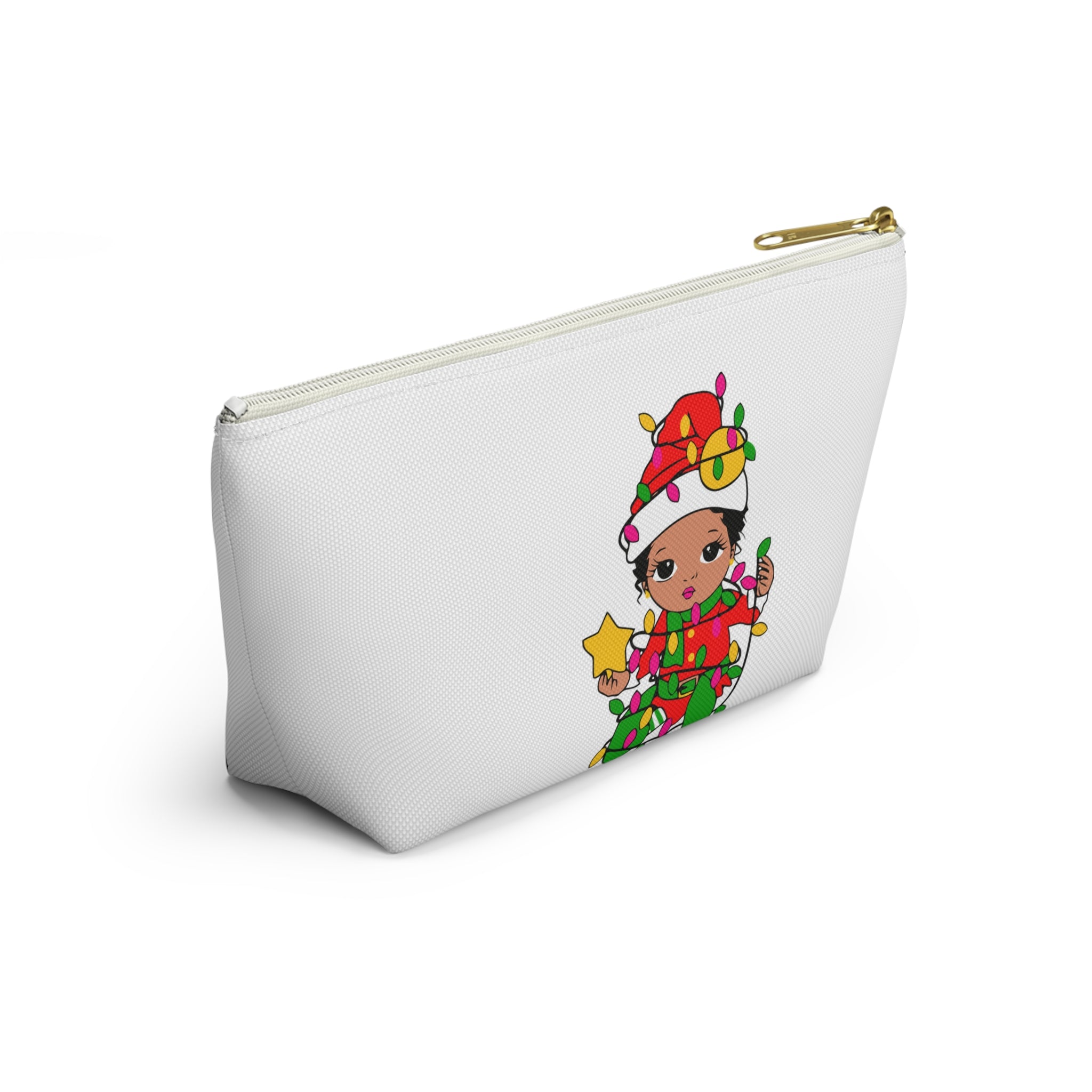 Christmas Elf Kids Accessory Pouch — Holiday Makeup & Trinket Bag