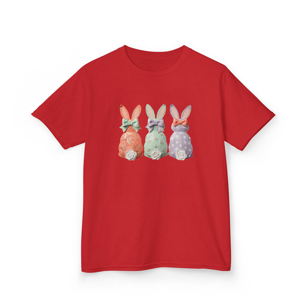 Kids Tee — "Threw Easter" Bunny Pair Graphic