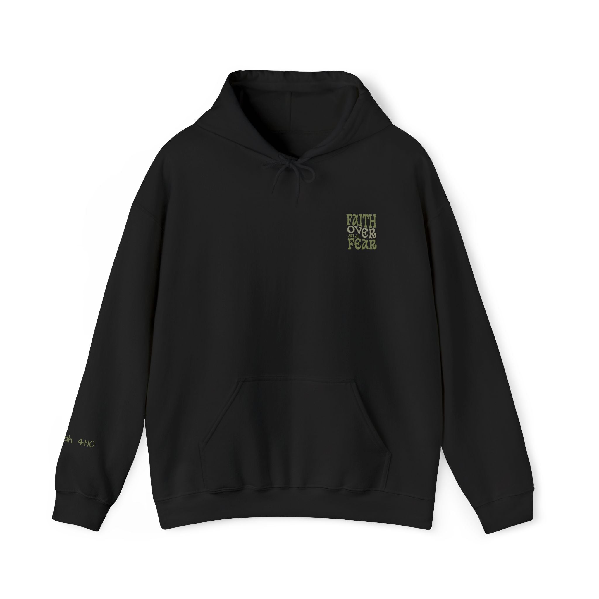 Faith Over All Fear Hoodie — Inspirational Christian Pullover