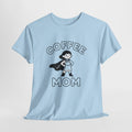 Coffee Mom T-Shirt – Funny Mom Life Graphic Tee, Cute Coffee Lover Shirt, Motherhood Humor Tee, Soft Cotton Everyday Mom Shirt