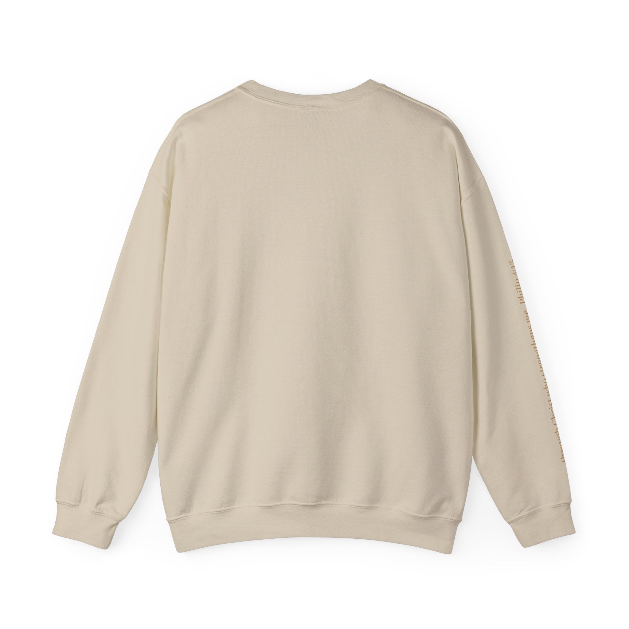 Crewneck Sweatshirt "I Can Do All Things" Inspirational Graphic