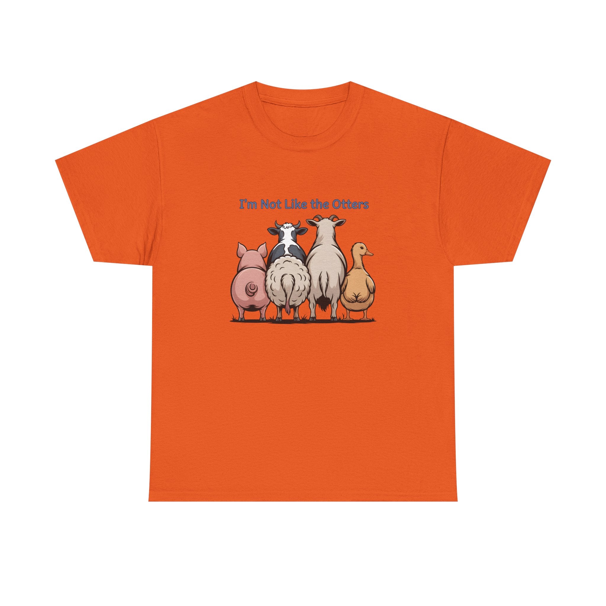 Funny Farm Animal Tee — "I'm Not Like the Otters" Graphic T-Shirt