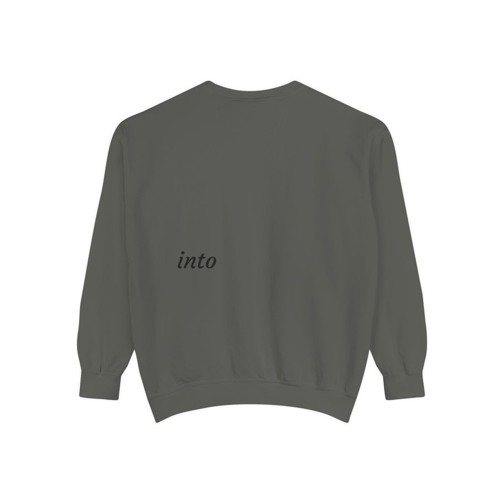 Custom Text Sweatshirt — Personalized Minimalist Crewneck
