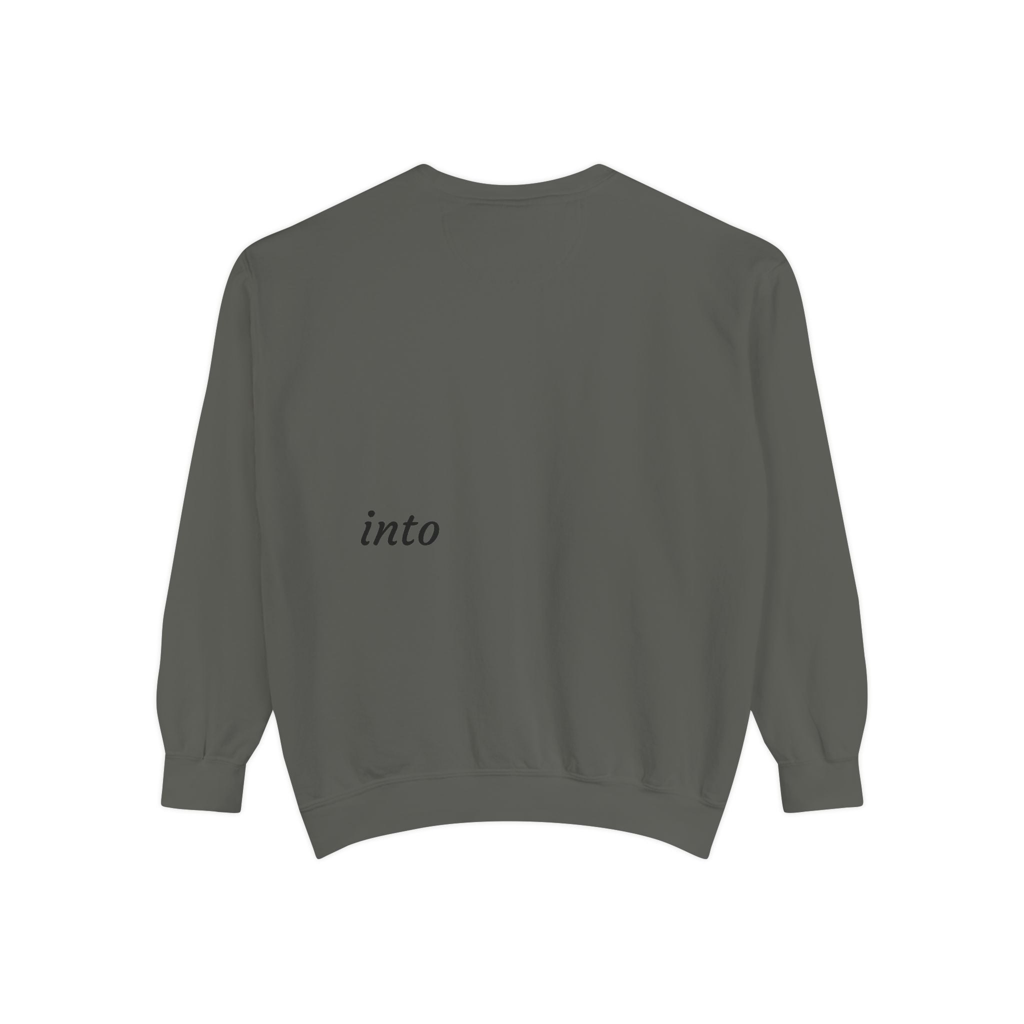 Custom Text Sweatshirt — Personalized Minimalist Crewneck