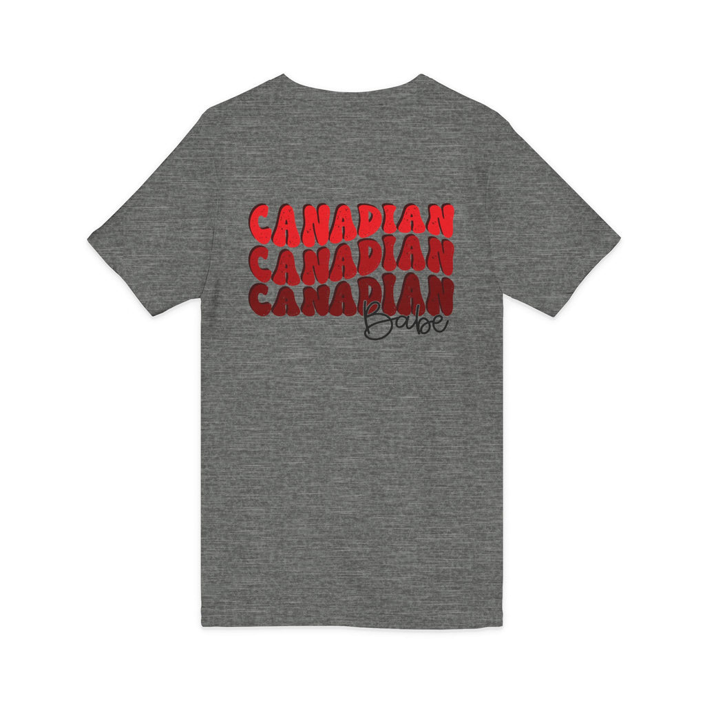 Unisex Jersey Short Sleeve V-Neck Tee