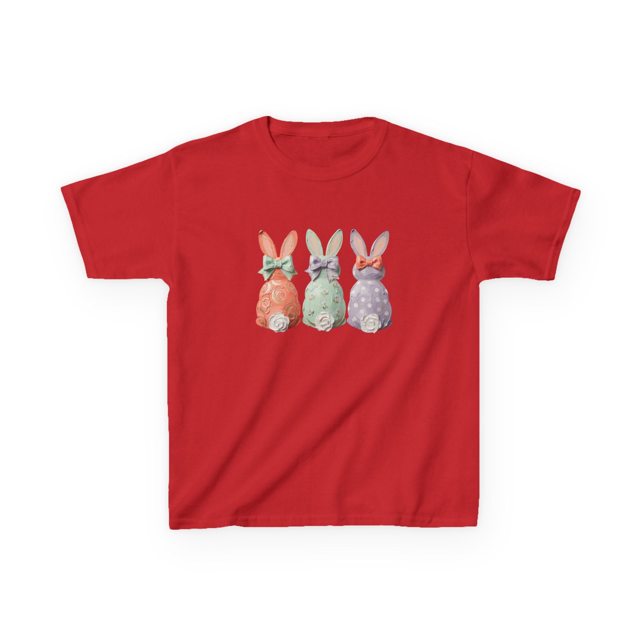 Kids Tee — "Threw Easter" Bunny Pair Graphic