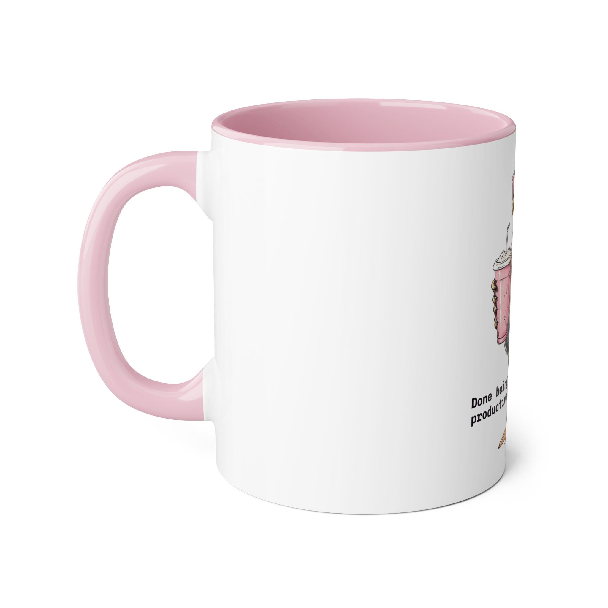 “Done Being Productive” Seagull Coffee Mug - 11oz Accent Ceramic Mug