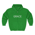 Grace Full-Zip Hoodie – "Product of Grace" Christian Zip-Up Sweatshirt