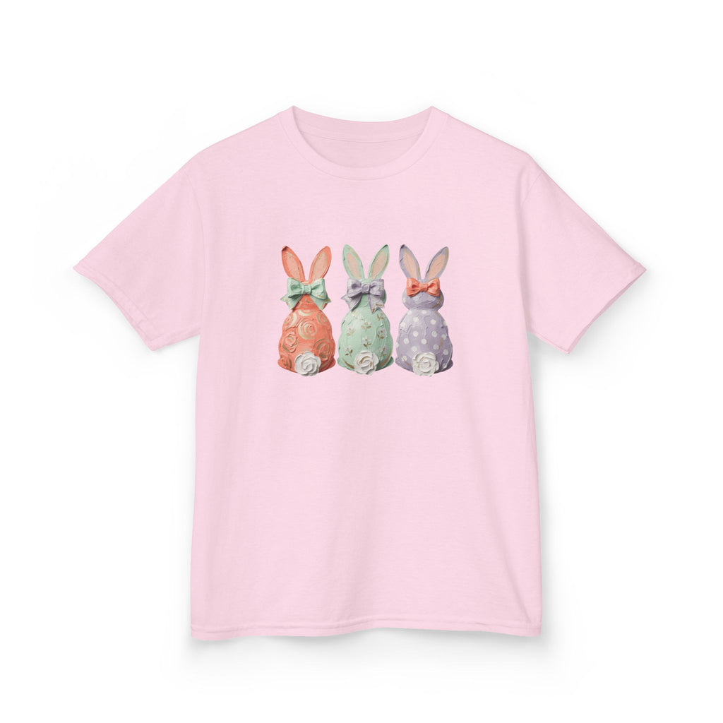 Kids Tee — "Threw Easter" Bunny Pair Graphic