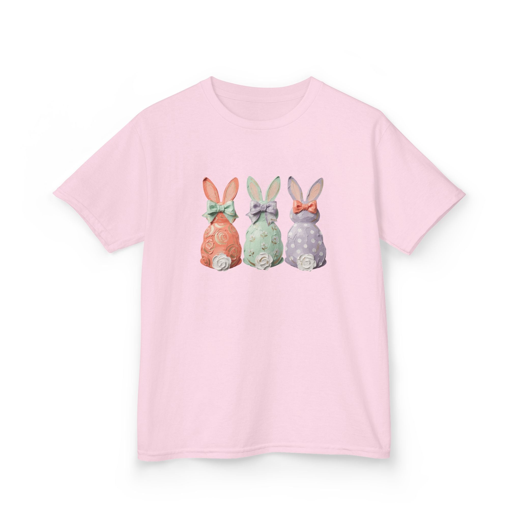 Kids Tee — "Threw Easter" Bunny Pair Graphic