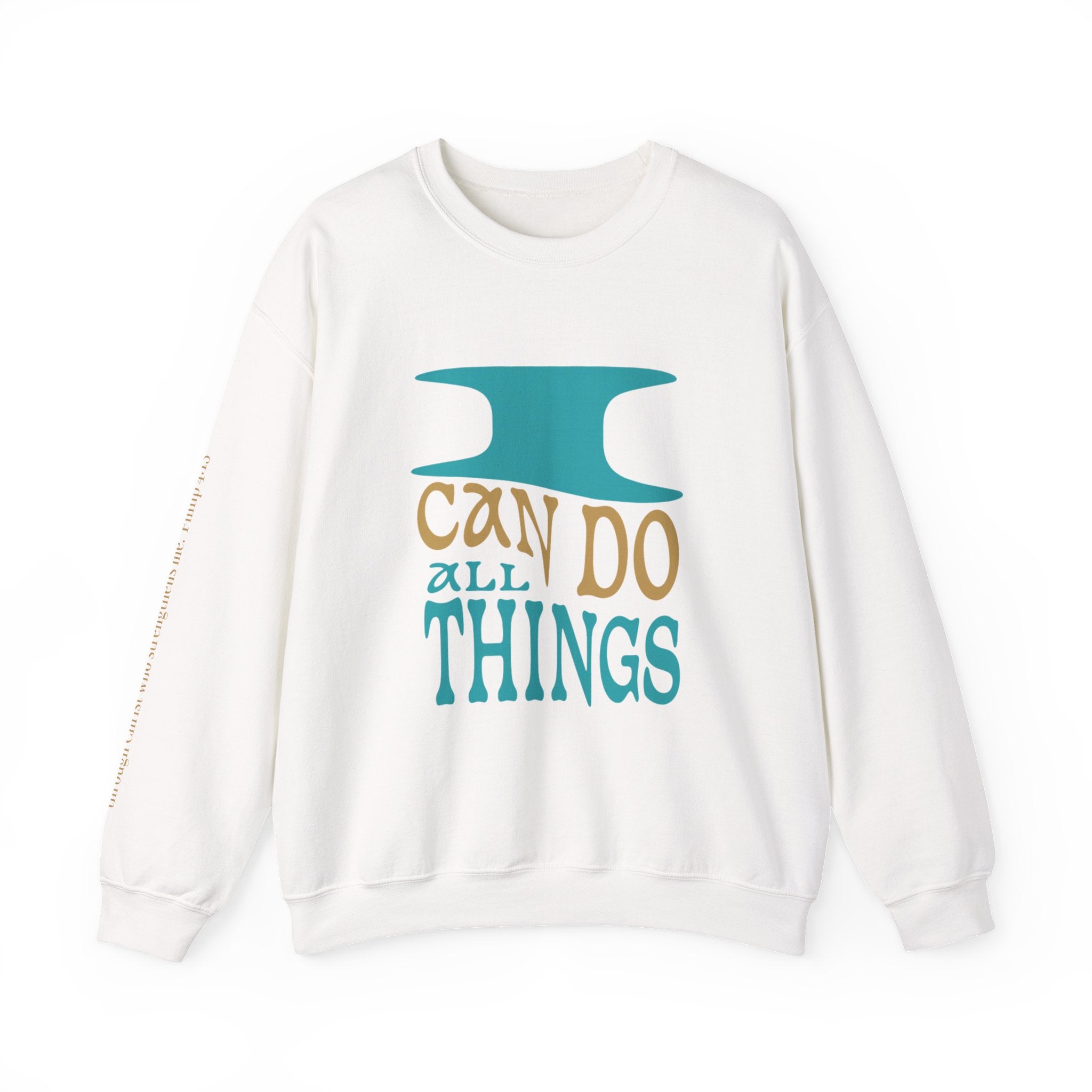 Crewneck Sweatshirt "I Can Do All Things" Inspirational Graphic