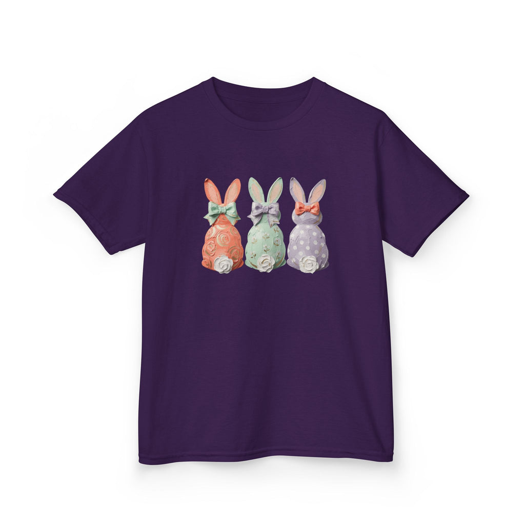 Kids Tee — "Threw Easter" Bunny Pair Graphic