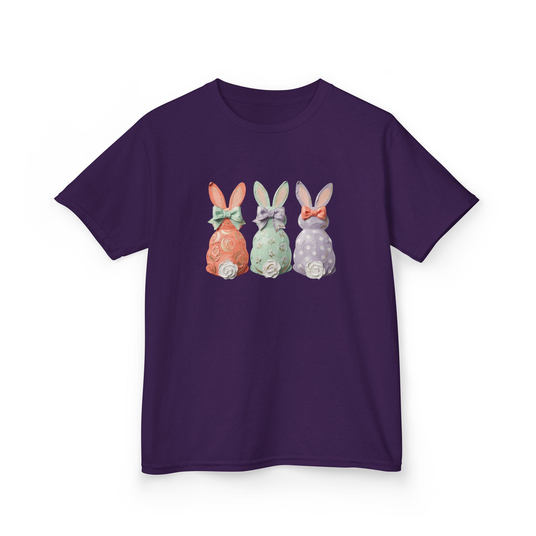 Kids Tee — "Threw Easter" Bunny Pair Graphic