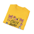 Cheer Mama Shirt – Cheer Mom Graphic Tee, Game Day Cheerleading Shirt, Soft Cotton Sports Mom Tee, Football Season Outfit