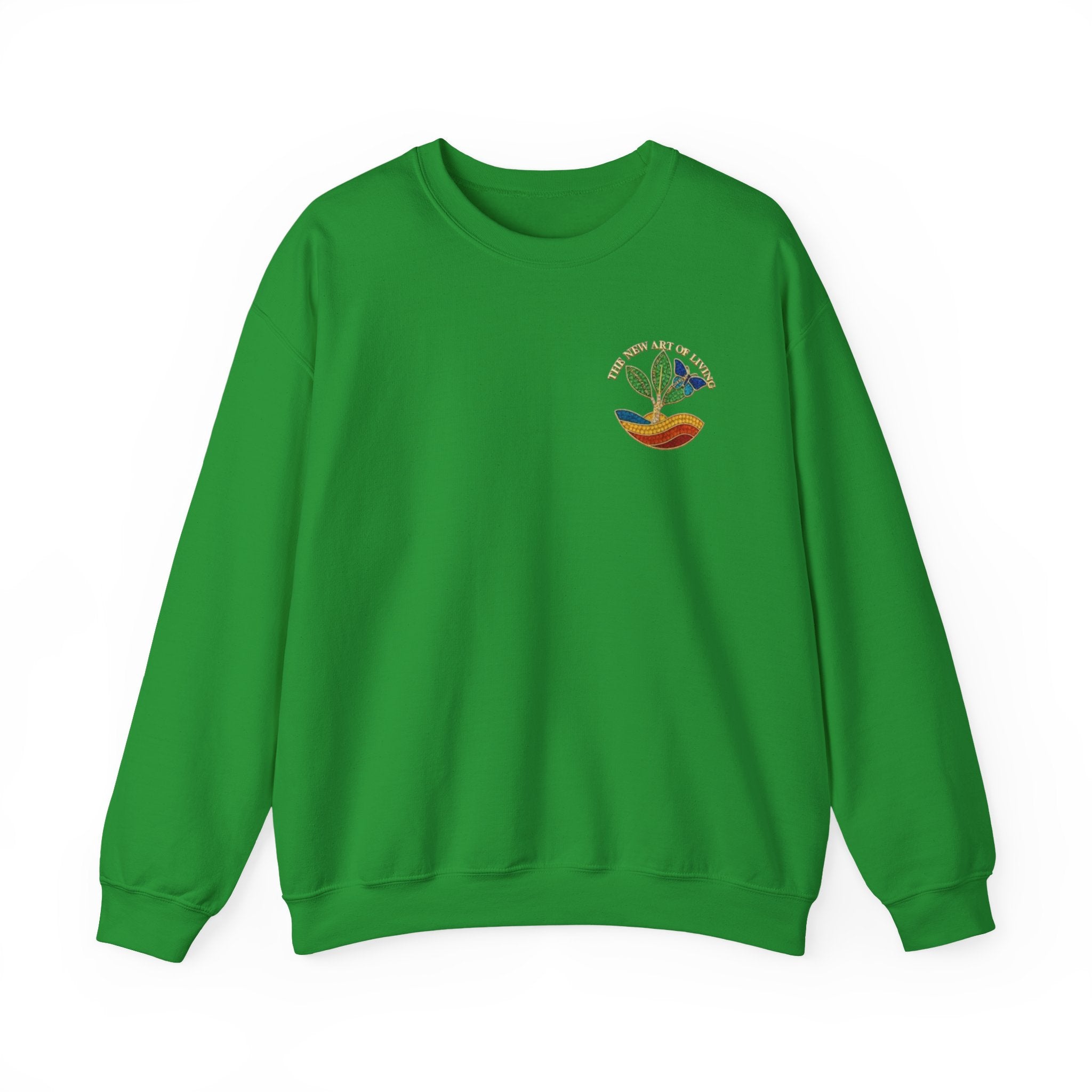 Plant Lover Crewneck Sweatshirt — Small Floral Sprout Graphic