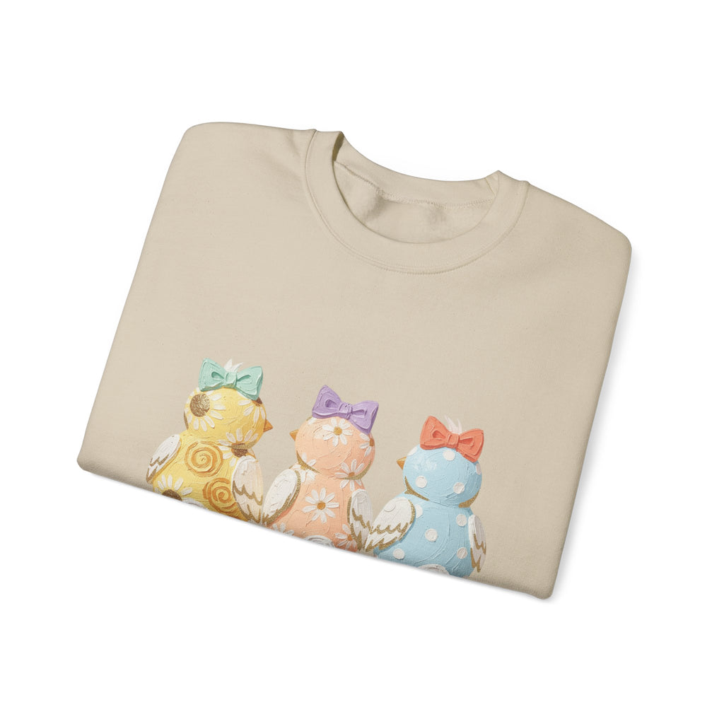 Easter Crewneck Sweatshirt, Easter Bunny Graphic Sweatshirt, Spring Cute Pastel Holiday Shirt, Cozy Easter Pullover