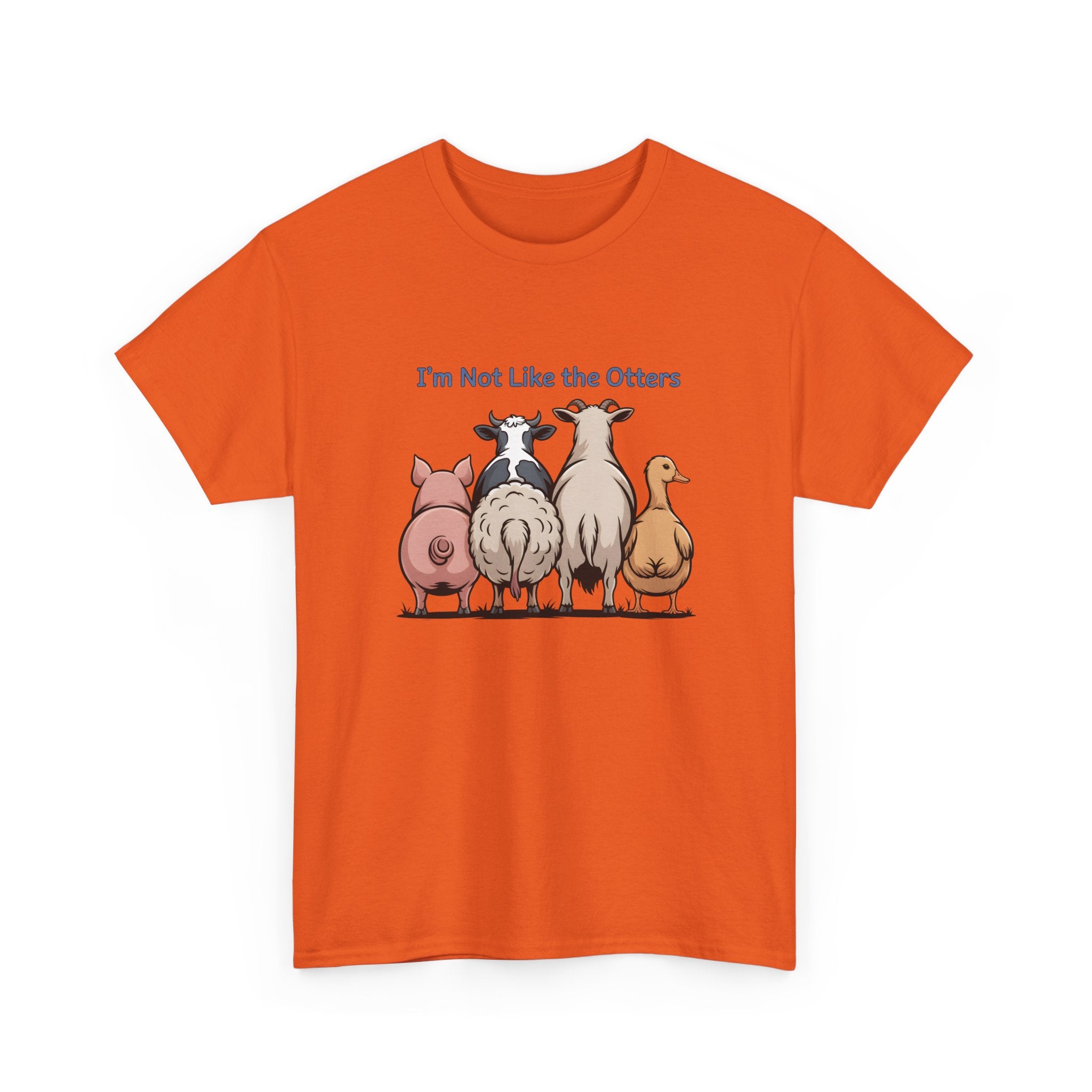 Funny Farm Animal Tee — "I'm Not Like the Otters" Graphic T-Shirt