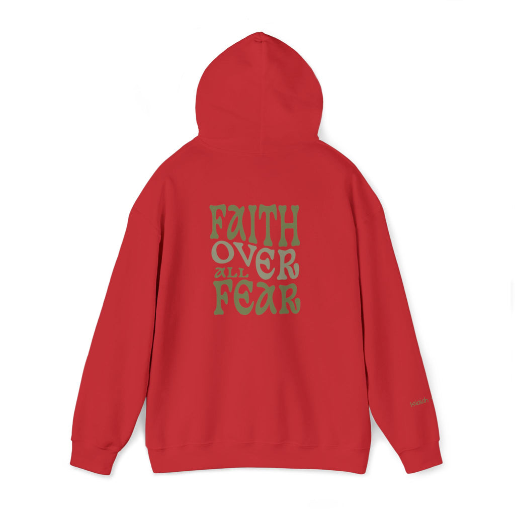 Faith Over All Fear Hoodie — Inspirational Christian Pullover