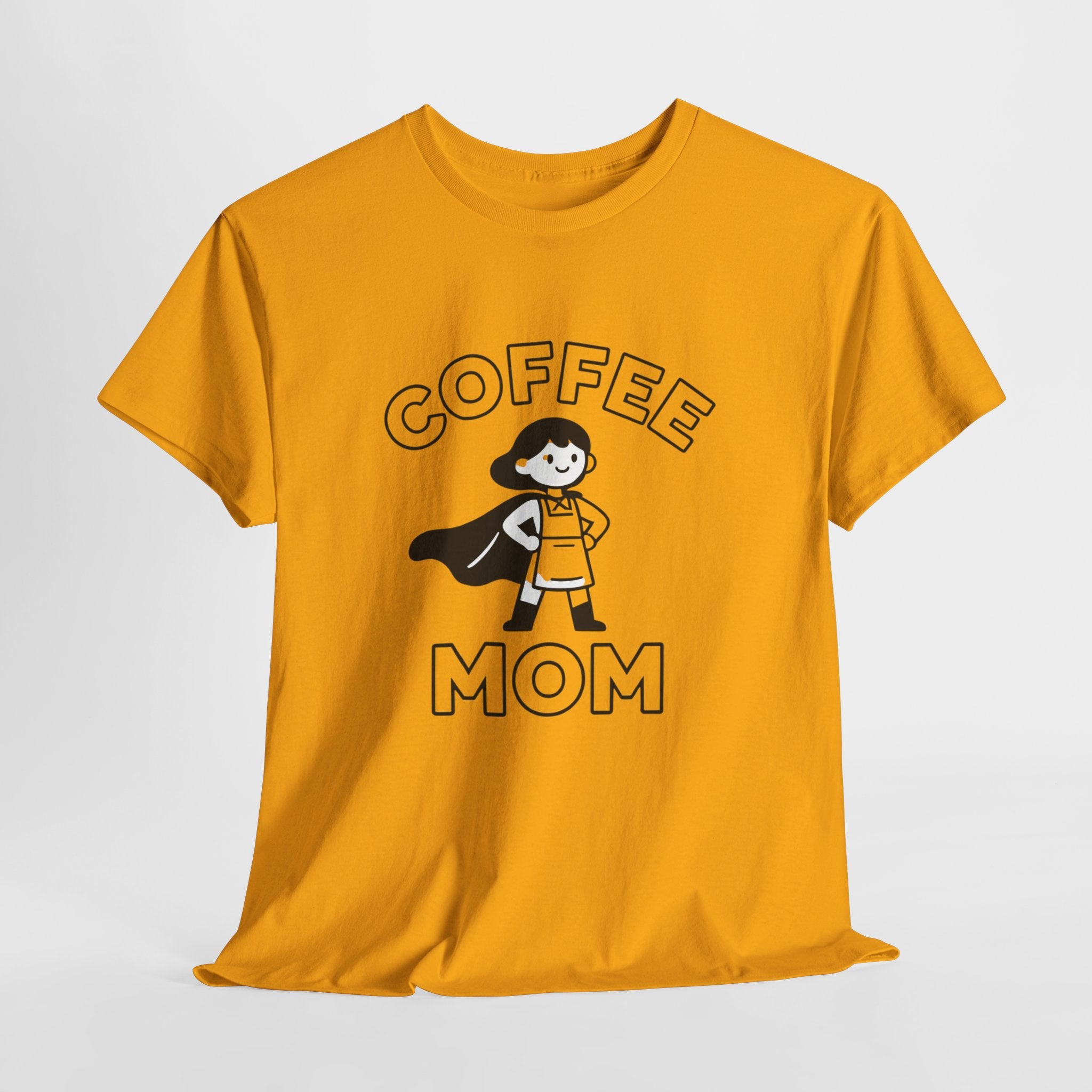 Coffee Mom T-Shirt – Funny Mom Life Graphic Tee, Cute Coffee Lover Shirt, Motherhood Humor Tee, Soft Cotton Everyday Mom Shirt