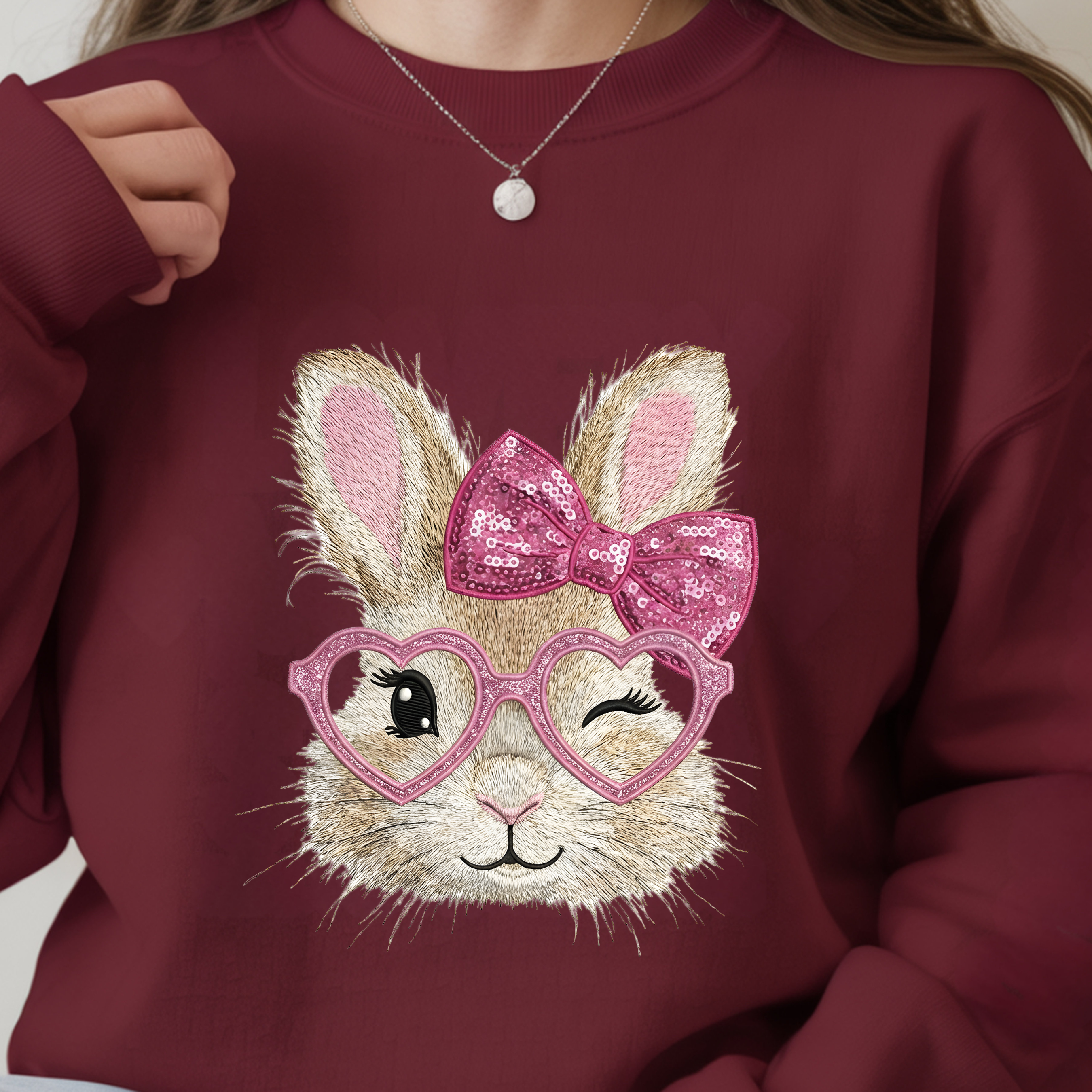 Easter Nun Face Sweatshirt — 'Nunny' Crewneck, Gift for Her, Mom Sweatshirt