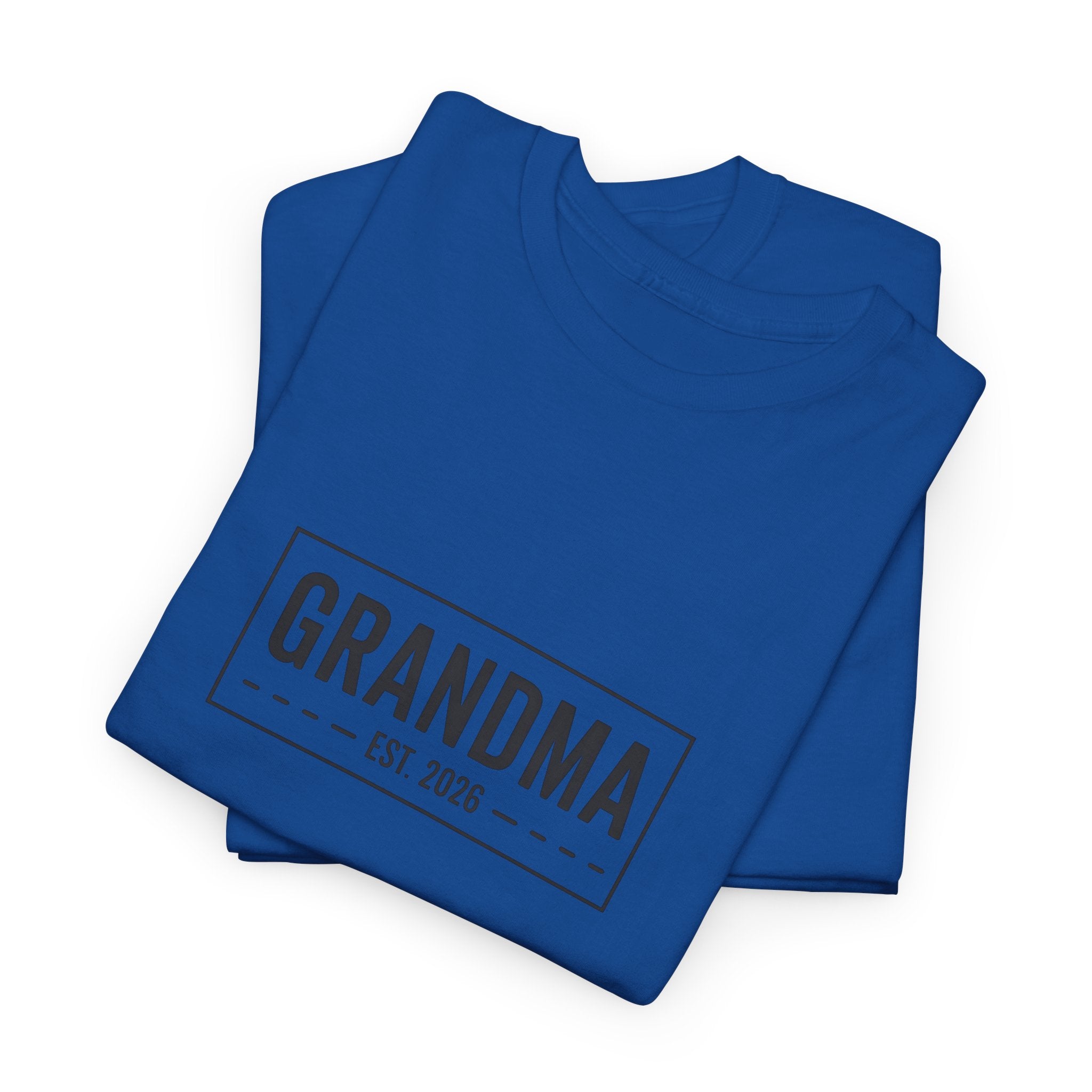 Grandma Est 2026 T-Shirt | New Grandma Gift, Pregnancy Reveal, Grandma to Be Shirt