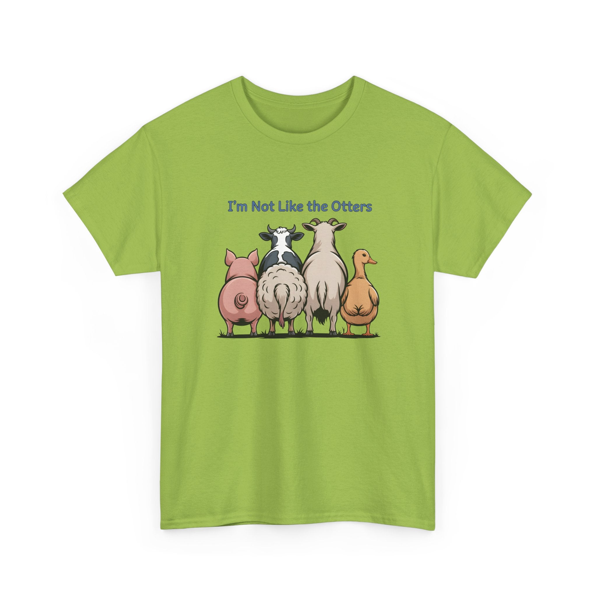 Funny Farm Animal Tee — "I'm Not Like the Otters" Graphic T-Shirt