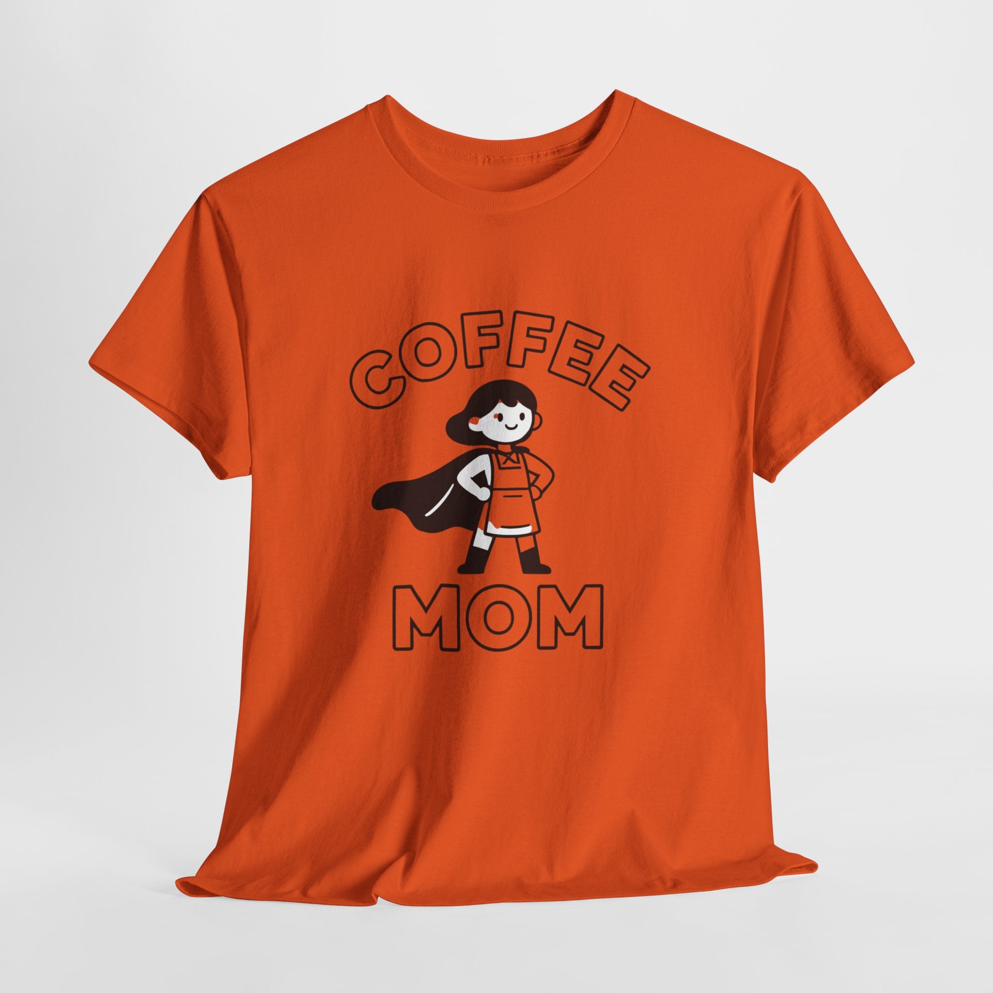 Coffee Mom T-Shirt – Funny Mom Life Graphic Tee, Cute Coffee Lover Shirt, Motherhood Humor Tee, Soft Cotton Everyday Mom Shirt