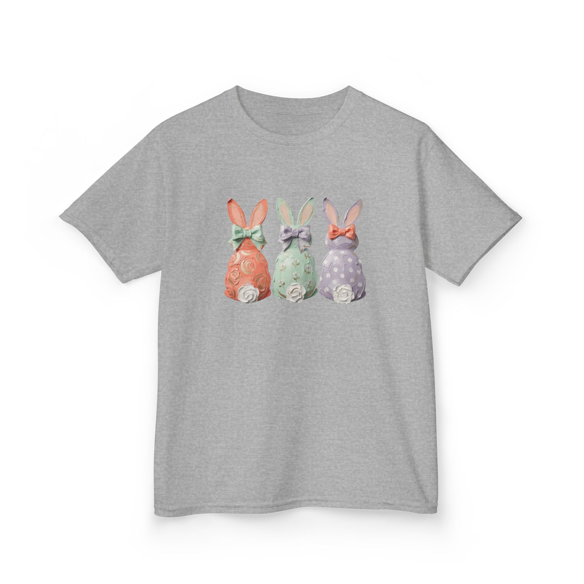 Kids Tee — "Threw Easter" Bunny Pair Graphic