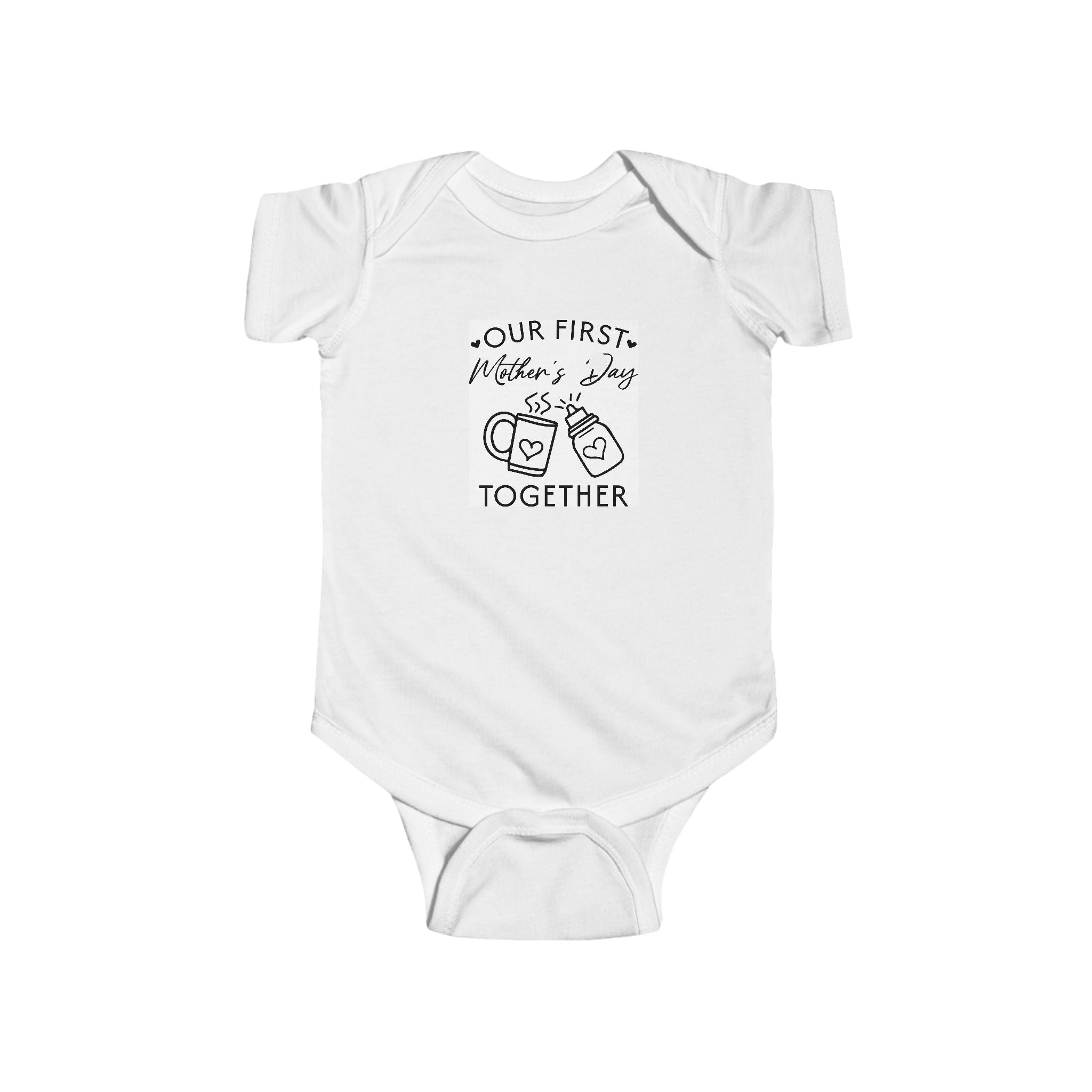 Baby Bodysuit — "Our First Mother's Day Together" Cute Keepsake Onesie