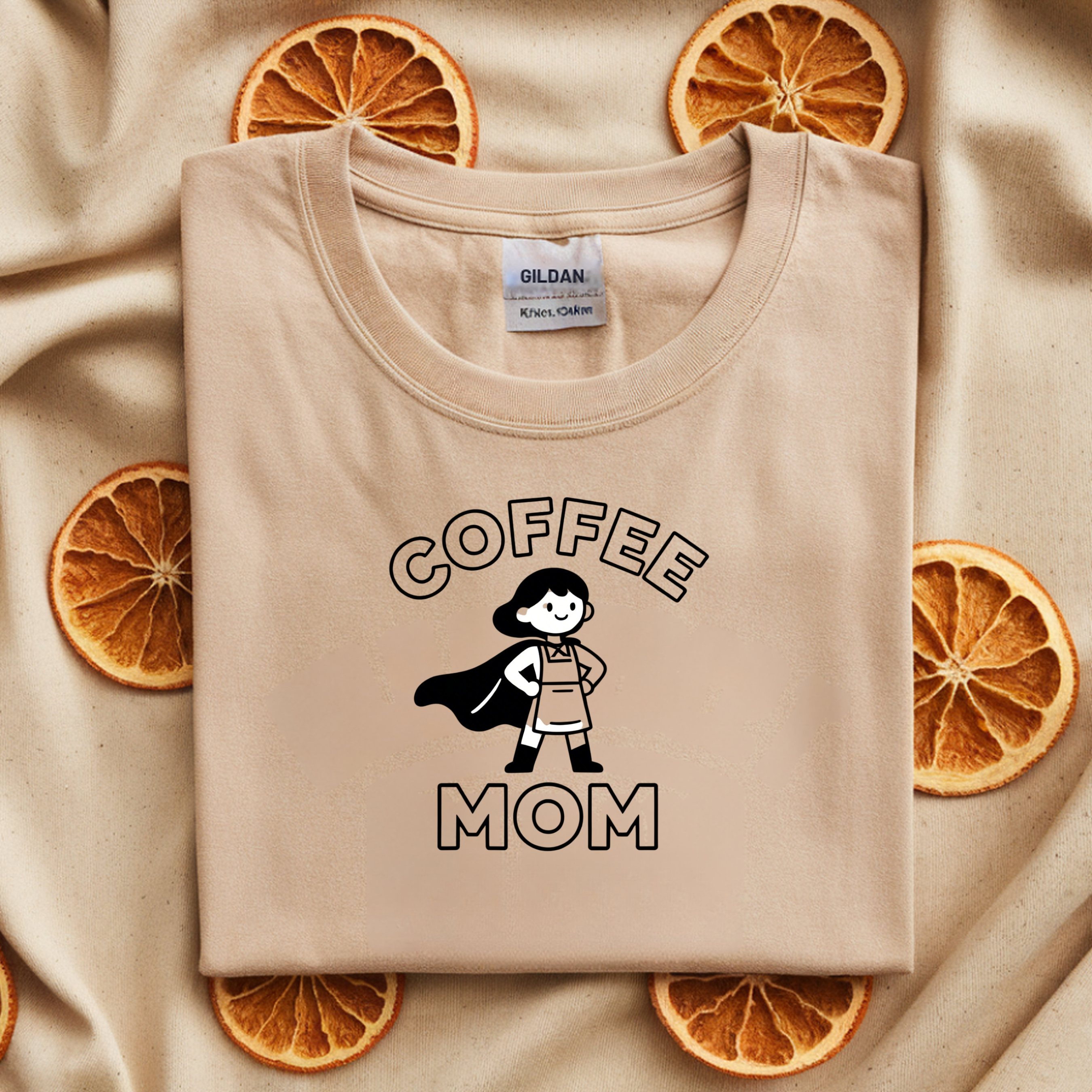 Coffee Mom T-Shirt – Funny Mom Life Graphic Tee, Cute Coffee Lover Shirt, Motherhood Humor Tee, Soft Cotton Everyday Mom Shirt