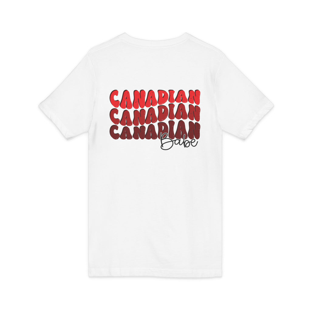 Unisex Jersey Short Sleeve V-Neck Tee