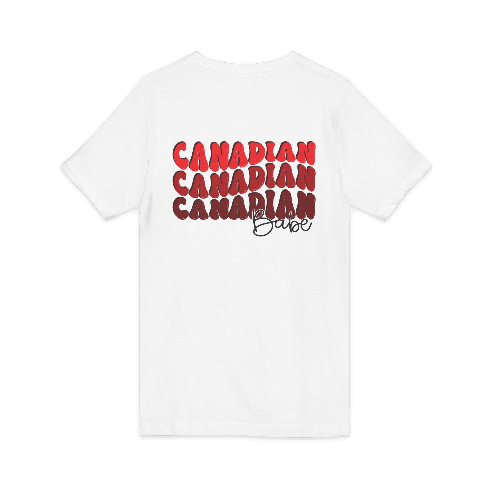 Unisex Jersey Short Sleeve V-Neck Tee
