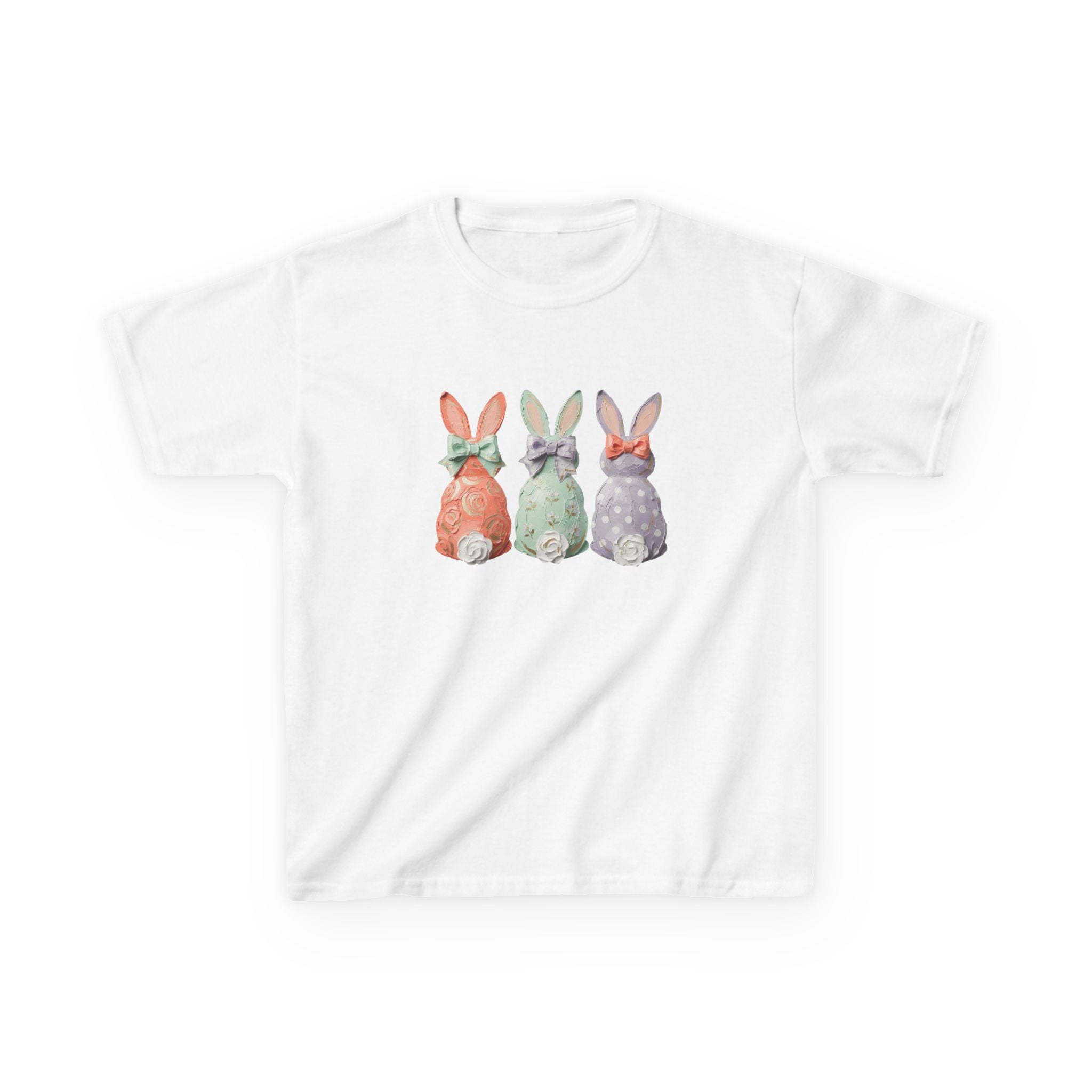 Kids Tee — "Threw Easter" Bunny Pair Graphic