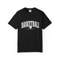 Basketball Mom T-Shirt — Garment-Dyed Athletic Tee for Proud Moms