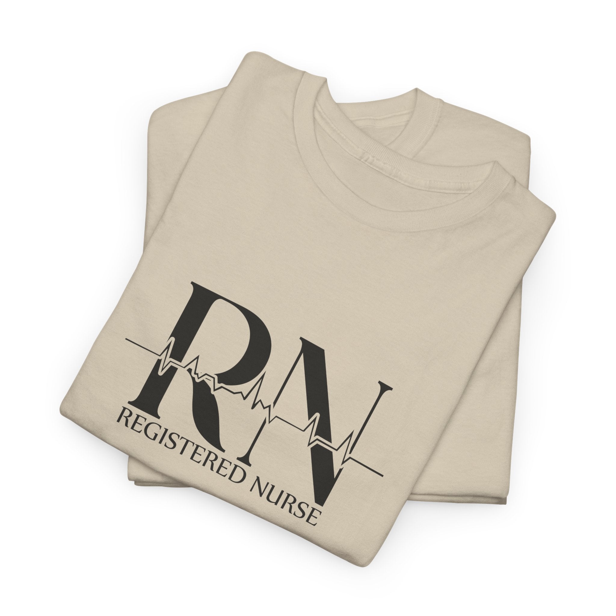 RN Registered Nurse Tee — Minimalist Nursing Shirt