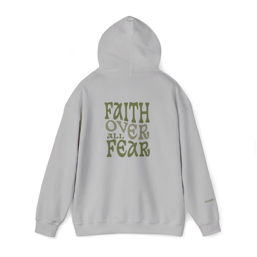 Faith Over All Fear Hoodie — Inspirational Christian Pullover
