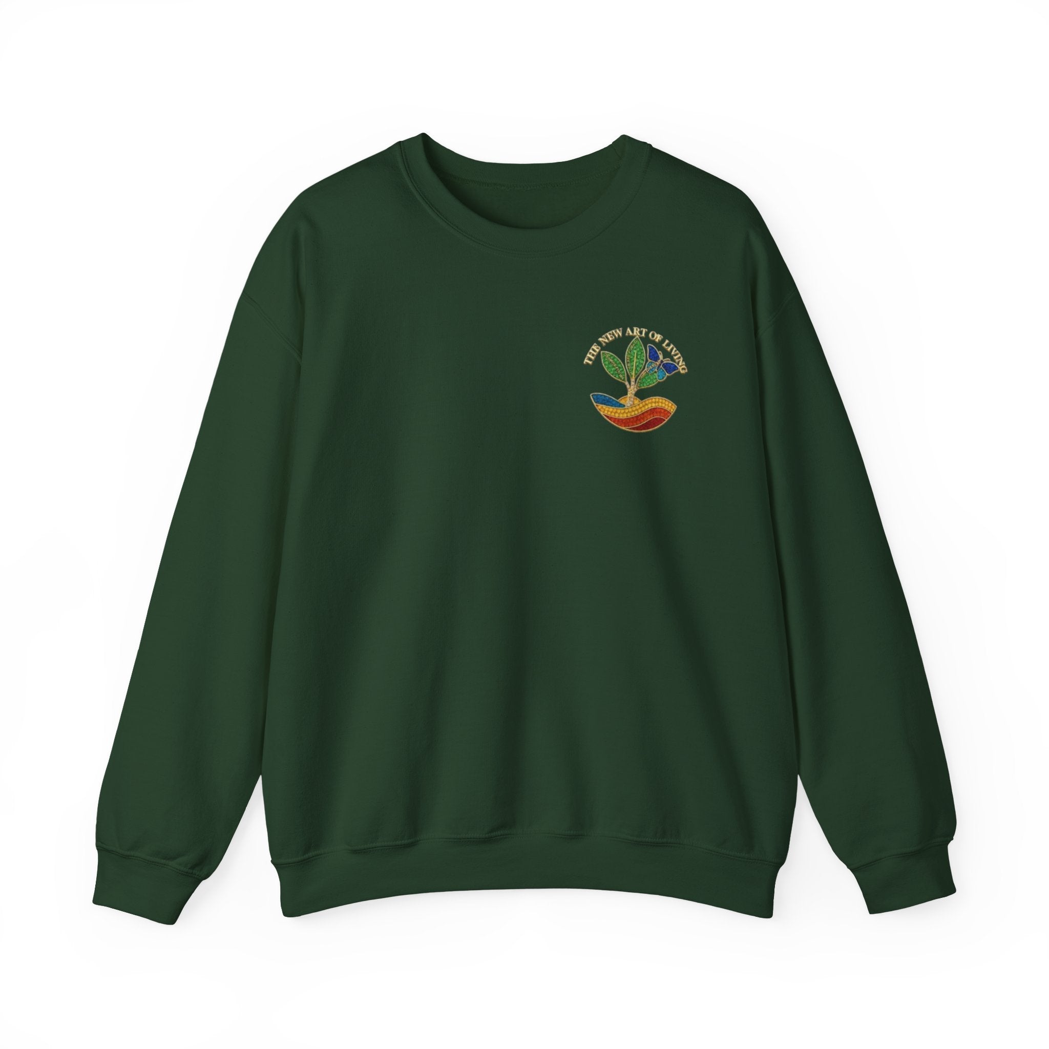 Plant Lover Crewneck Sweatshirt — Small Floral Sprout Graphic