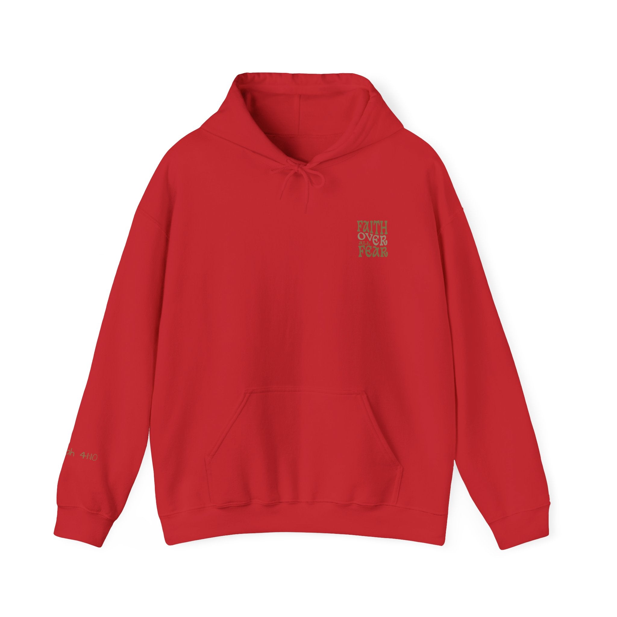 Faith Over All Fear Hoodie — Inspirational Christian Pullover