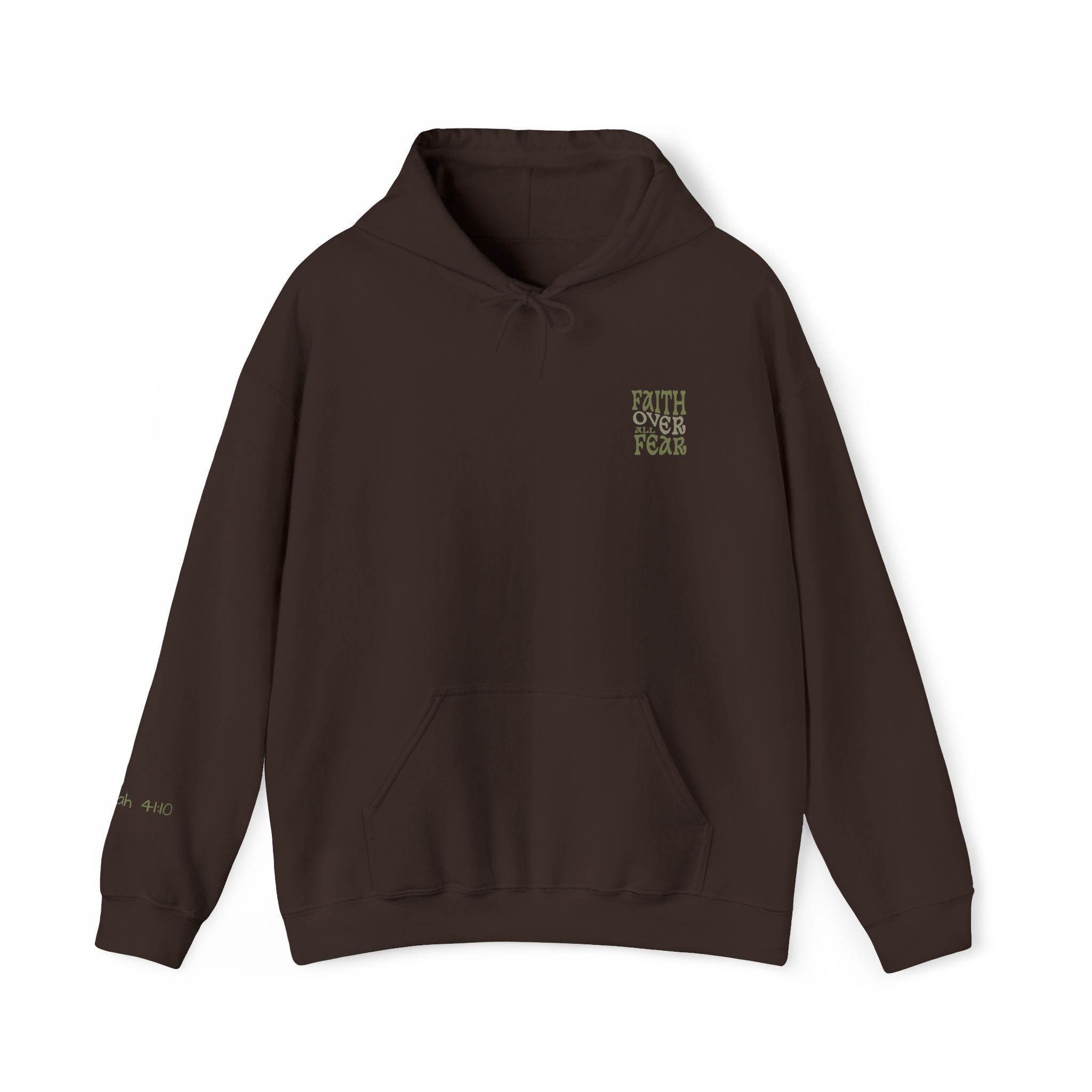 Faith Over All Fear Hoodie — Inspirational Christian Pullover