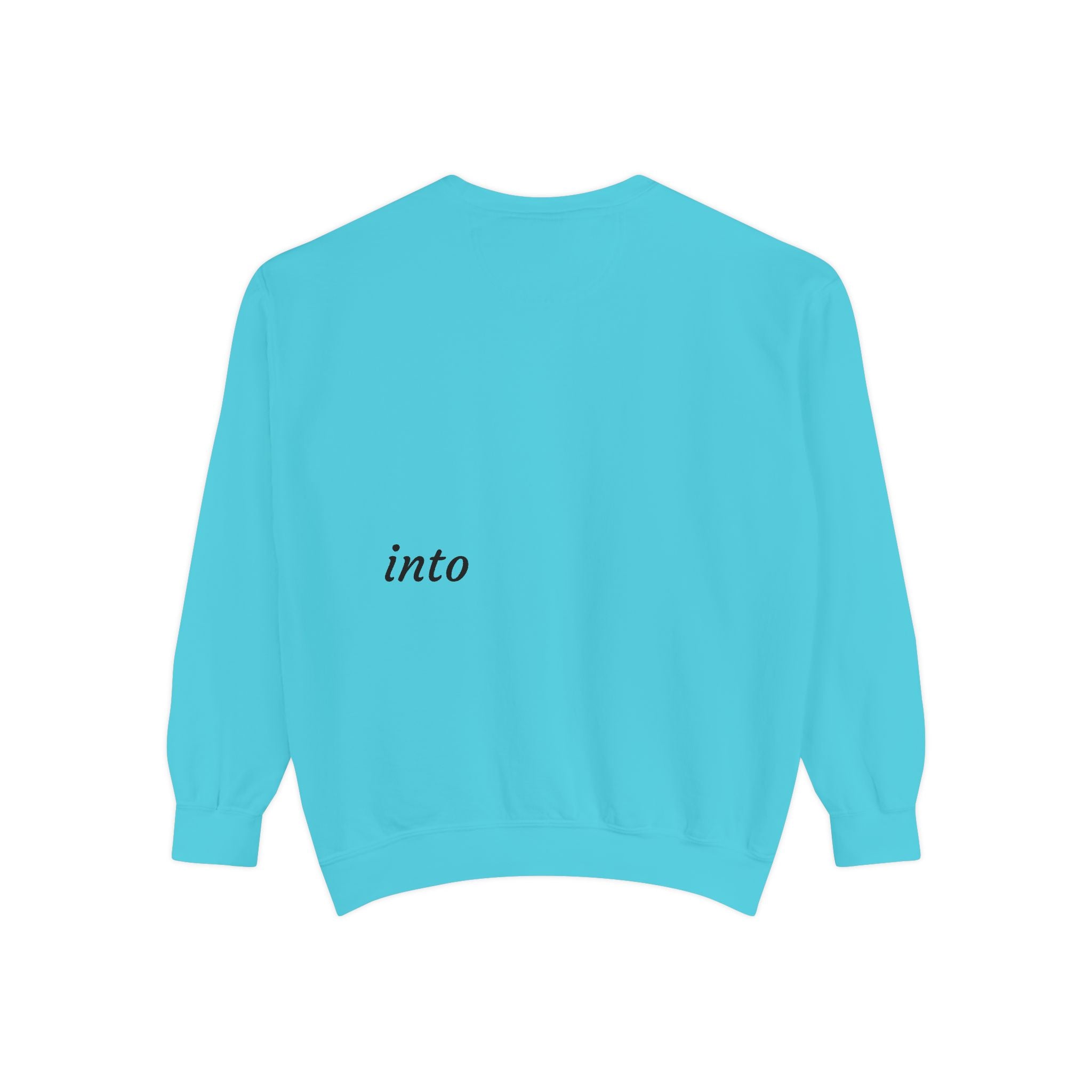 Custom Text Sweatshirt — Personalized Minimalist Crewneck