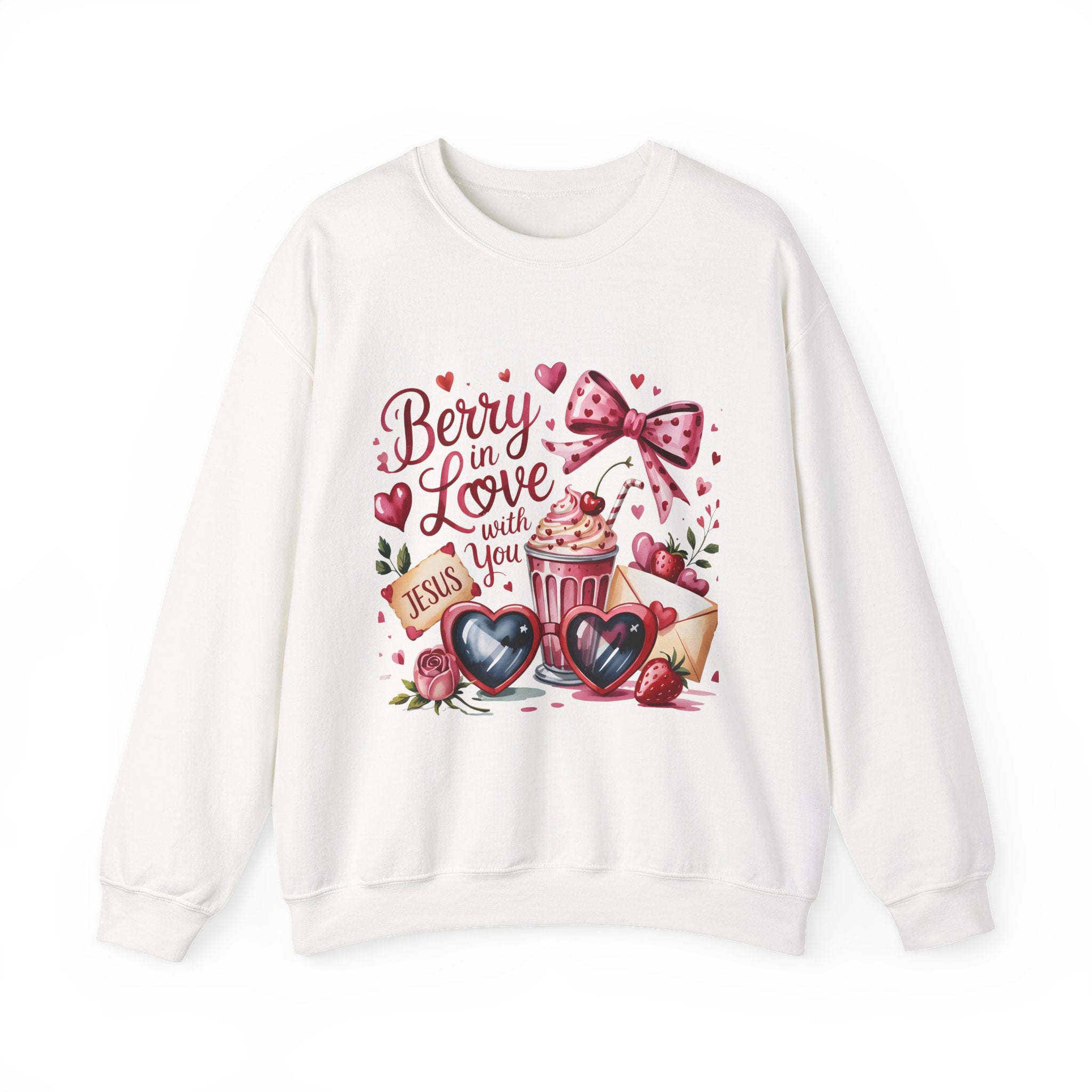 Valentine 'Berry in Love with Jesus' Sweatshirt