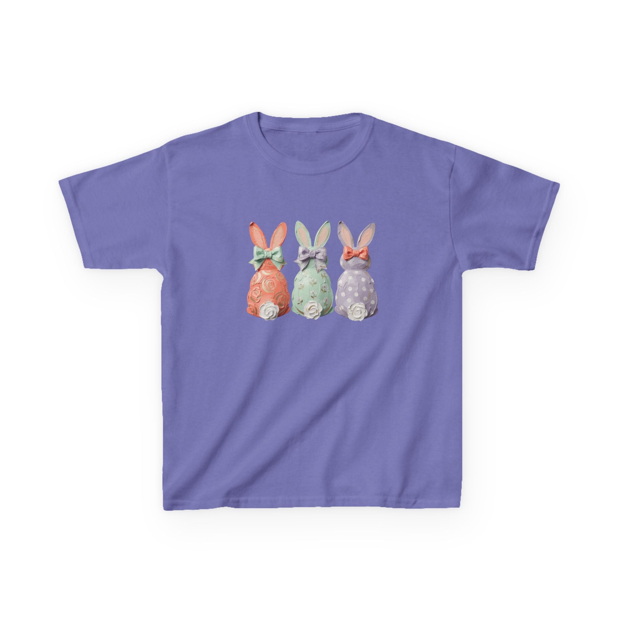 Kids Tee — "Threw Easter" Bunny Pair Graphic